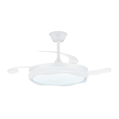 Ventilateur LED à pales rétractables Prius Evo CCT Dim (60W)