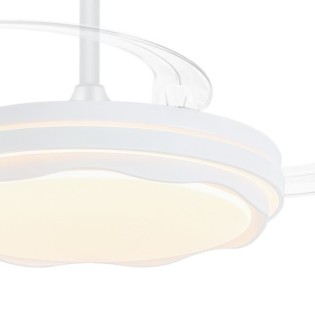 Ventilateur LED à pales rétractables Prius Evo CCT Dim (60W)