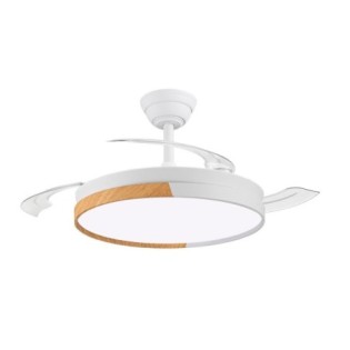 Ventilateur LED à pales rétractables Ecoro CCT Dim (48W)