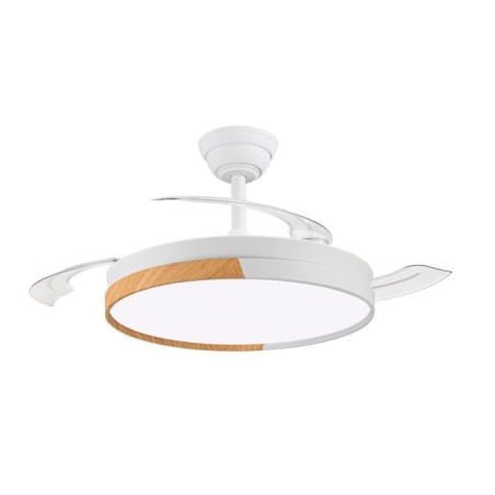 Ventilateur LED à pales rétractables Ecoro CCT Dim (48W)