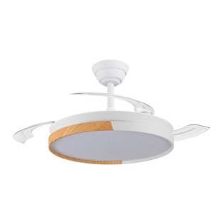 Ventilateur LED à pales rétractables Ecoro CCT Dim (48W)