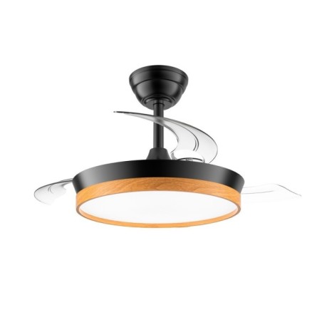 Ventilateur LED à pales rétractables Paneco Mini CCT Dim (39W)