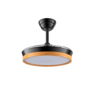 Ventilateur LED à pales rétractables Paneco Mini CCT Dim (39W)