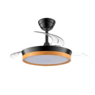 Ventilateur LED à pales rétractables Paneco Mini CCT Dim (39W)