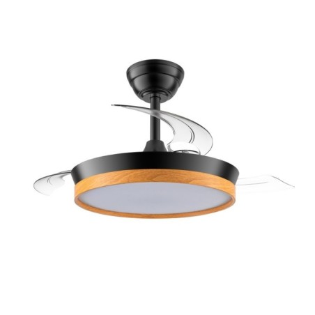 Ventilateur LED à pales rétractables Paneco Mini CCT Dim (39W)