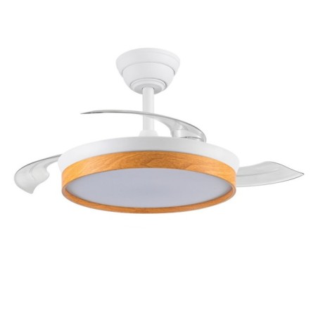 Ventilateur LED à pales rétractables Paneco Mini CCT Dim (39W)