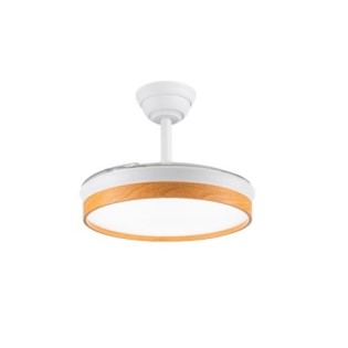 Ventilateur LED à pales rétractables Paneco Mini CCT Dim (39W)