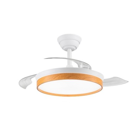 Ventilateur LED à pales rétractables Paneco Mini CCT Dim (39W)