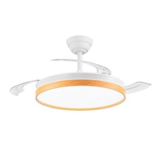Ventilateur LED à pales rétractables Paneco CCT Dim (48W)