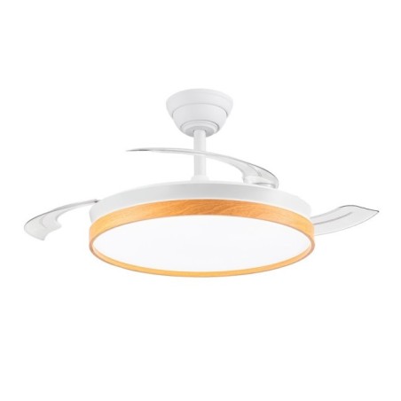 Ventilateur LED à pales rétractables Paneco CCT Dim (48W)