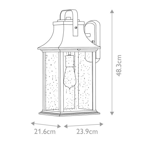 Applique murale d'extérieur Grant L