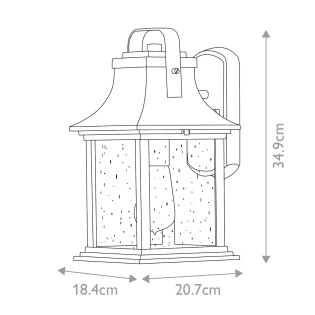 Applique murale d'extérieur Grant S