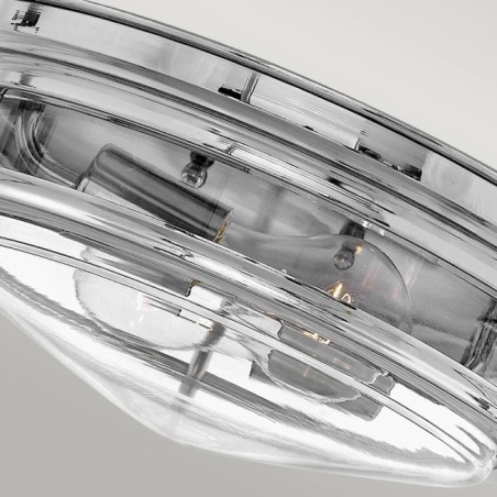 Plafonnier pour salles de bains Hadrian Transparent