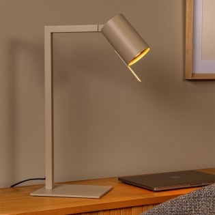 Lampe de bureau Lesley Taupe