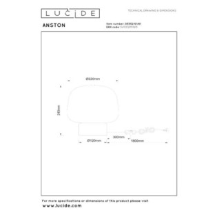 Lampe á poser Anston