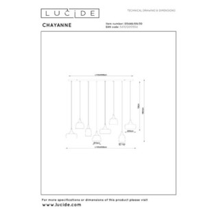 Suspension Chayanne (8 lumières)