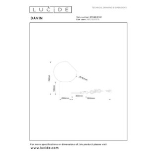 Lampe á poser Davin