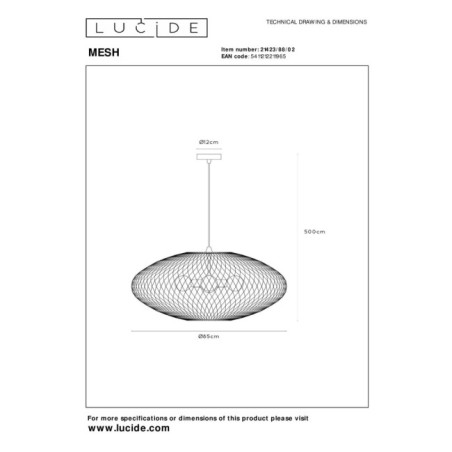 Suspension Mesh (3 lumières)