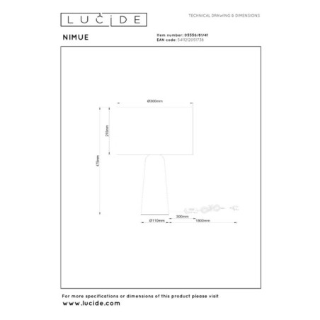 Lampe á poser Nimue