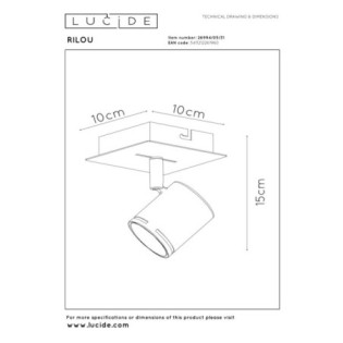 Plafonnier LED Rilou (5W)