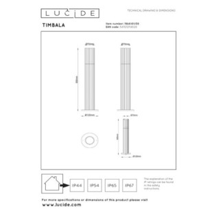 Balise extérieure Timbala