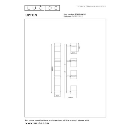 Plafonnier Upton (4 lumières)