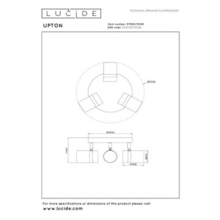 Plafonnier Upton (3 lumières)