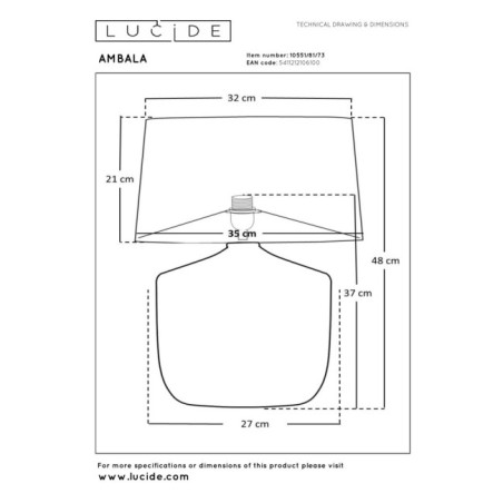Lampe á poser Ambala I