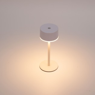 Lampe de table rechargeable LED Meba Blanc (2W)