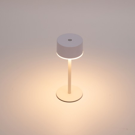 Lampe de table rechargeable LED Meba Blanc (2W)