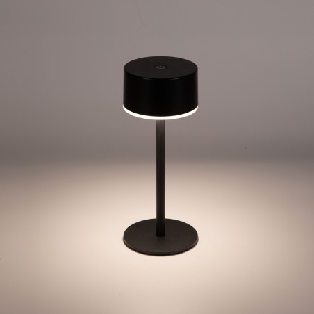 Lampe de table rechargeable LED Meba Noir (2W)