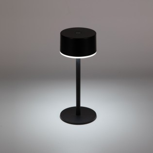 Lampe de table rechargeable LED Meba Noir (2W)