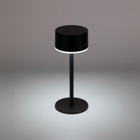 Lampe de table rechargeable LED Meba Noir (2W)