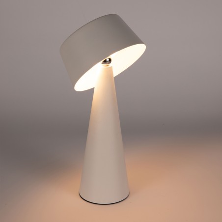 Lampe de table rechargeable solaire LED Meri Blanc (3W)