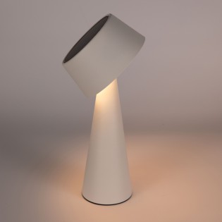 Lampe de table rechargeable solaire LED Meri Blanc (3W)