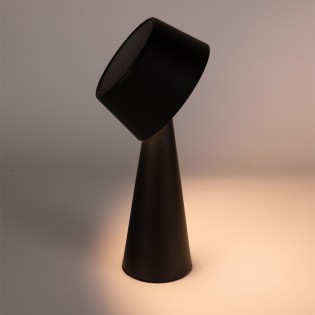 Lampe de table rechargeable solaire LED Meri Noir (3W)