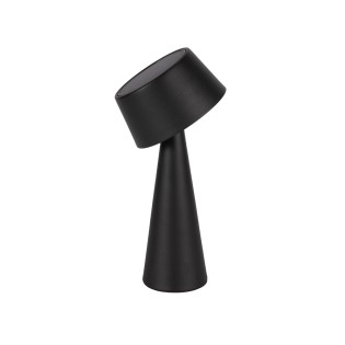 Lampe de table rechargeable solaire LED Meri Noir (3W)