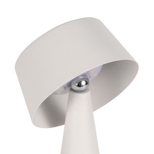 Lampe de table rechargeable solaire LED Meri Blanc (3W)