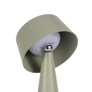 Lampe de table rechargeable solaire LED Meri Vert (3W)