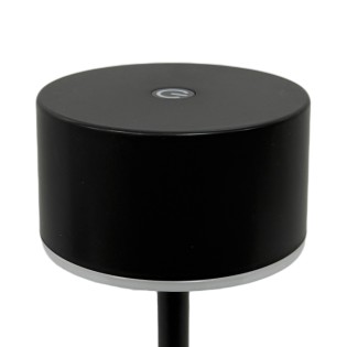 Lampe de table rechargeable LED Meba Noir (2W)
