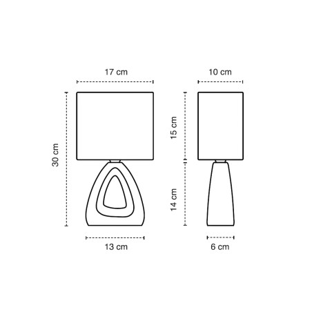 Lampe de table Elor Noir