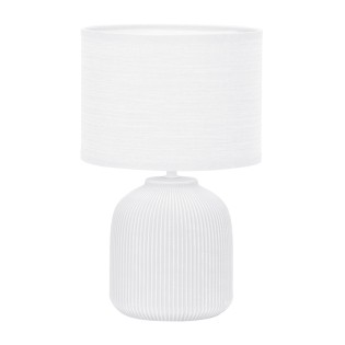 Lampe de table Larna Blanc