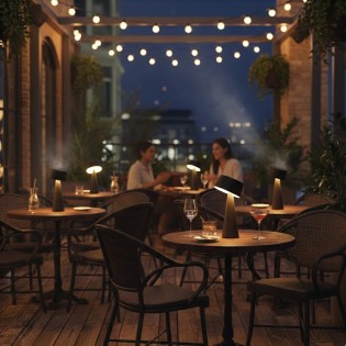 Lampe de table rechargeable...