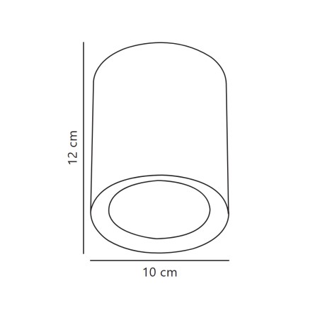 Plafonnier á LED Fallon Long (8.50W)
