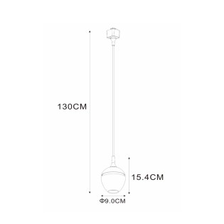Suspension pour rail monophasé Preston
