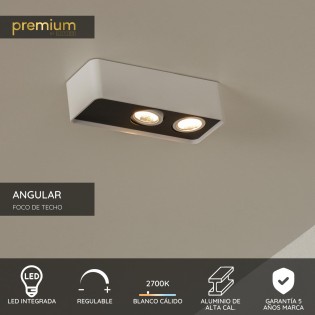 Plafonnier LED Angulaire (5W)