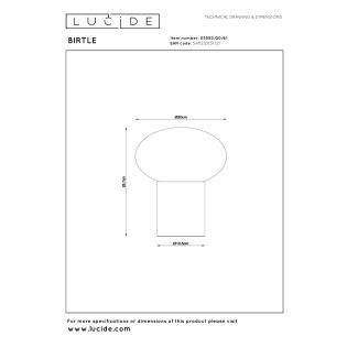 Lampe á poser Birtle II