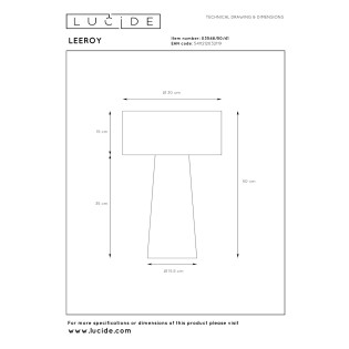 Lampe á poser Leeroy I