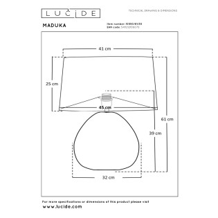 Lampe á poser Maduka I