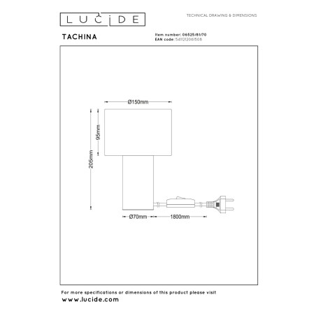 Lampe á poser Tachina II